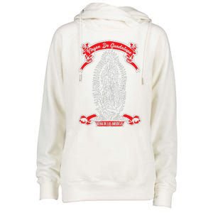 Our Lady Of Guadalupe Catholic Virgin Mary Mexican Mom Womens Funnel Neck Pullover Hood