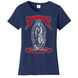 Our Lady Of Guadalupe Catholic Virgin Mary Mexican Mom Women's T-Shirt