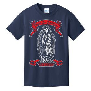 Our Lady Of Guadalupe Catholic Virgin Mary Mexican Mom Kids T-Shirt