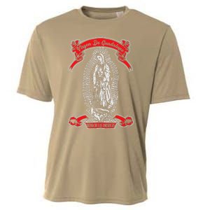 Our Lady Of Guadalupe Catholic Virgin Mary Mexican Mom Cooling Performance Crew T-Shirt