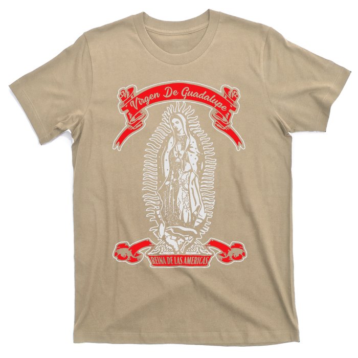 Our Lady Of Guadalupe Catholic Virgin Mary Mexican Mom T-Shirt