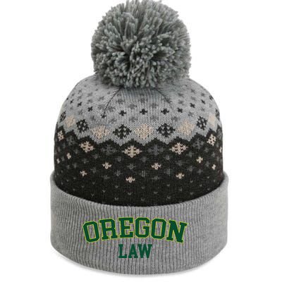 Oregon Law Oregon Bar Graduate Gift Lawyer College The Baniff Cuffed Pom Beanie