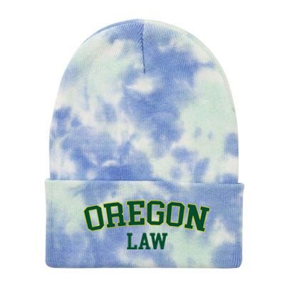 Oregon Law Oregon Bar Graduate Gift Lawyer College Tie Dye 12in Knit Beanie