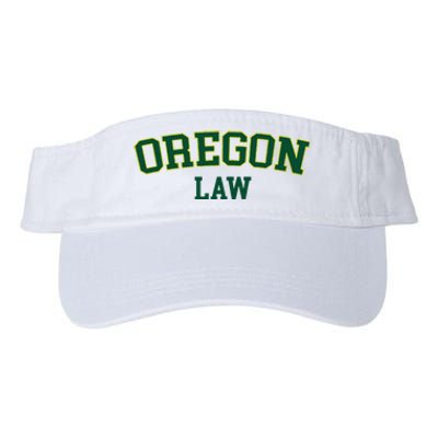 Oregon Law Oregon Bar Graduate Gift Lawyer College Valucap Bio-Washed Visor