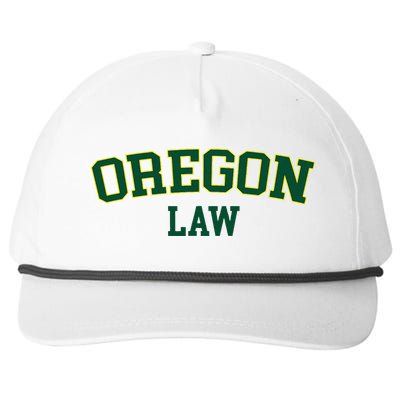 Oregon Law Oregon Bar Graduate Gift Lawyer College Snapback Five-Panel Rope Hat