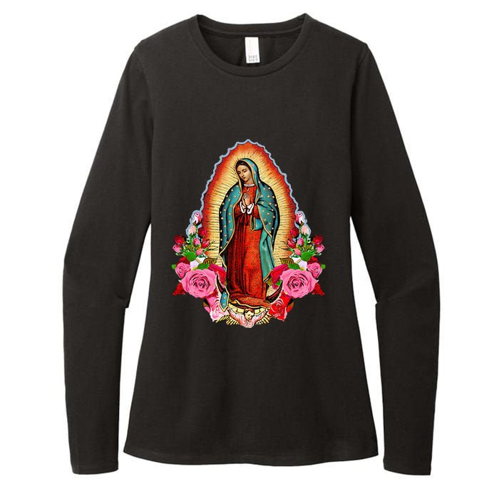 Our Lady Of Guadalupe Saint Virgin Mary Womens CVC Long Sleeve Shirt