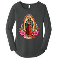 Our Lady Of Guadalupe Saint Virgin Mary Women's Perfect Tri Tunic Long Sleeve Shirt