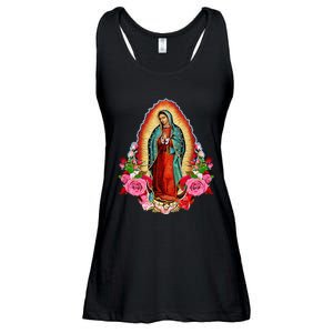 Our Lady Of Guadalupe Saint Virgin Mary Ladies Essential Flowy Tank