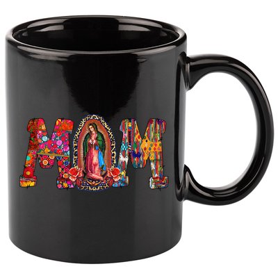 Our Lady Of Guadalupe Catholic Virgin Mary Mexican Mom 11oz C Handle Ceramic Mug