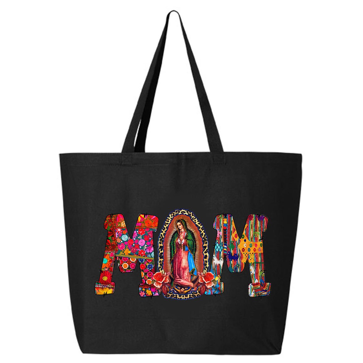 Our Lady Of Guadalupe Catholic Virgin Mary Mexican Mom 25L Jumbo Tote