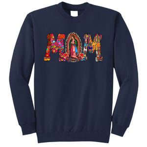 Our Lady Of Guadalupe Catholic Virgin Mary Mexican Mom Tall Sweatshirt