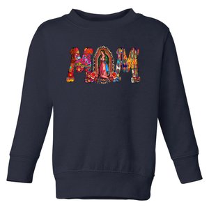 Our Lady Of Guadalupe Catholic Virgin Mary Mexican Mom Toddler Sweatshirt