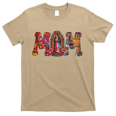 Our Lady Of Guadalupe Catholic Virgin Mary Mexican Mom T-Shirt