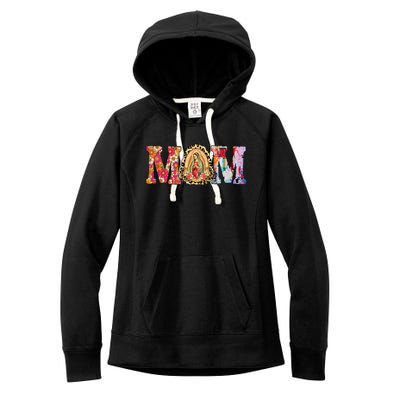 Our Lady Of Guadalupe Saint Virgin Mary Mexican Mom Madre Women's Fleece Hoodie