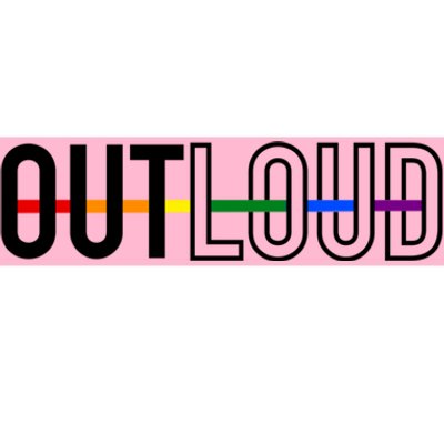 Out Loud Bumper Sticker