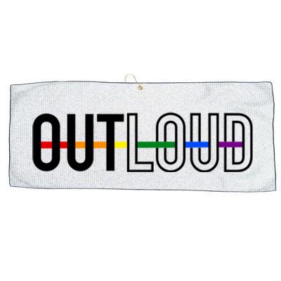 Out Loud Large Microfiber Waffle Golf Towel