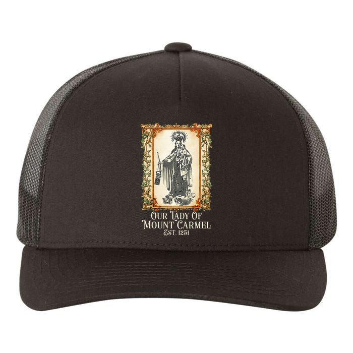 Our Lady Of Mount Carmel Marian Catholic Yupoong Adult 5-Panel Trucker Hat