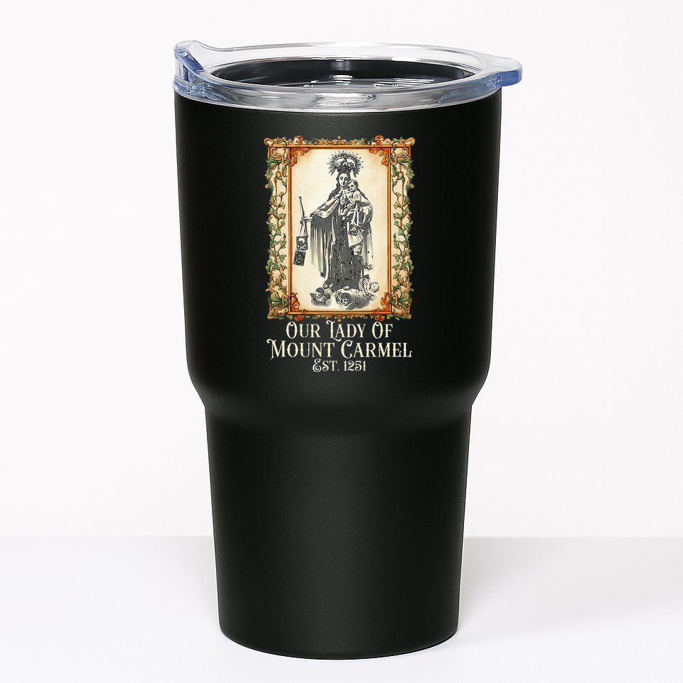 Our Lady Of Mount Carmel Marian Catholic Tumbler