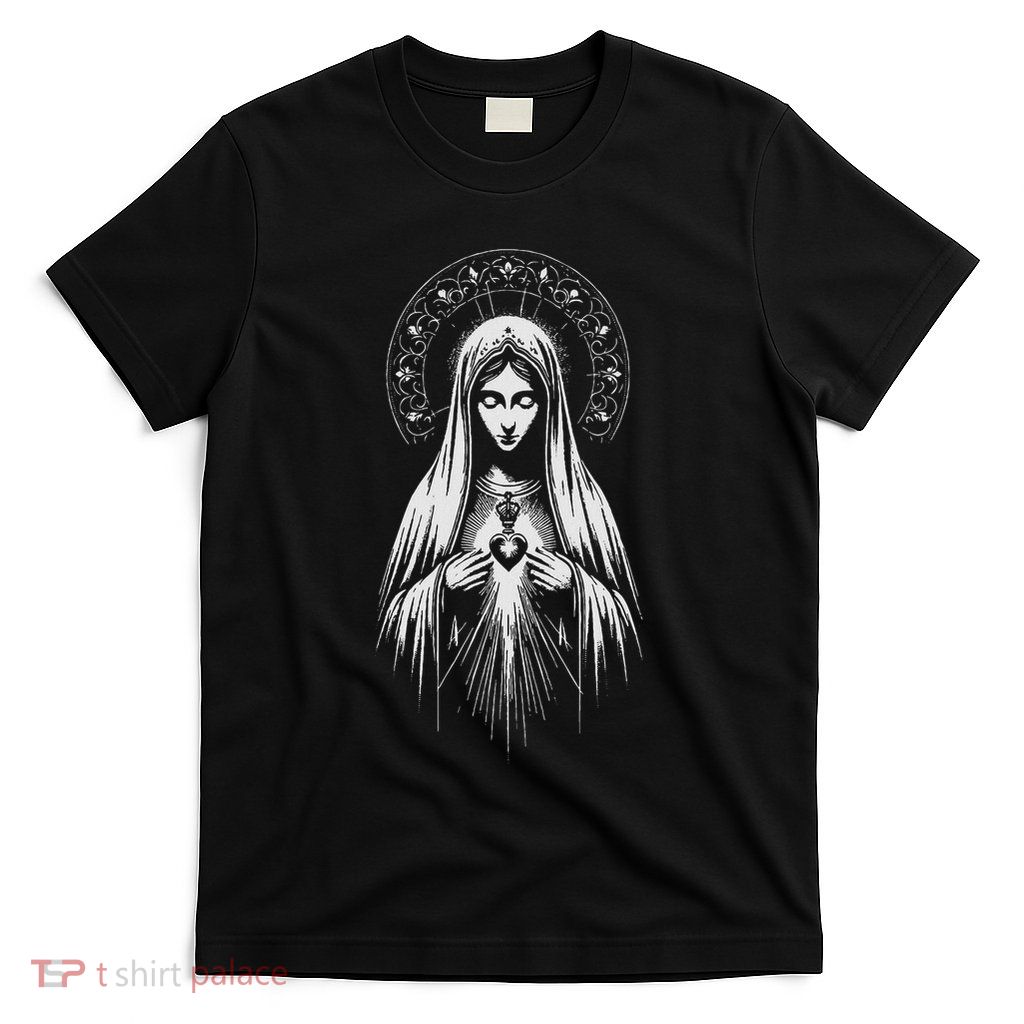 Our Lady Of Fatima Mother Mary Saint Mary Powerful Symbol T-Shirt