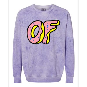 Of Logo Odd Future Colorblast Crewneck Sweatshirt