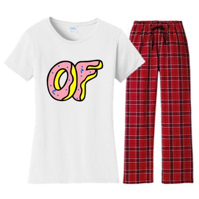 Of Logo Odd Future Women's Flannel Pajama Set