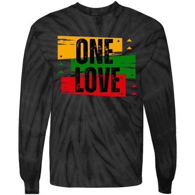 One Love Tie-Dye Long Sleeve Shirt