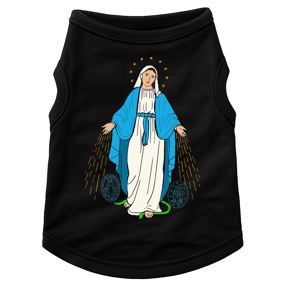 Our Lady Of Grace Virgen De La Medalla Milagrosa Doggie Tank