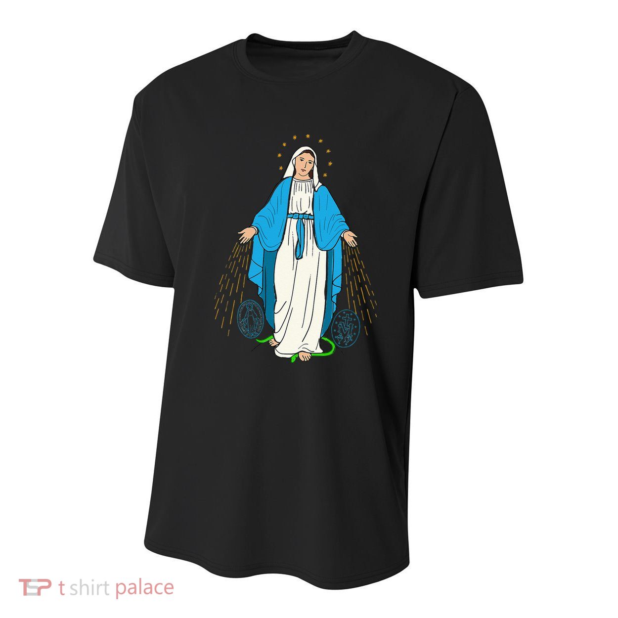 Our Lady Of Grace Virgen De La Medalla Milagrosa Youth Performance Sprint T-Shirt