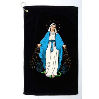 Our Lady Of Grace Virgen De La Medalla Milagrosa Golf Towel