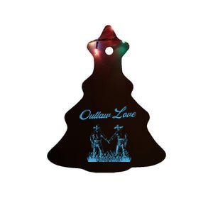 Outlaw Love Ceramic Tree Ornament