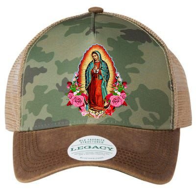 Our Lady Of Guadalupe Saint Virgin Mary Legacy Tie Dye Trucker Hat