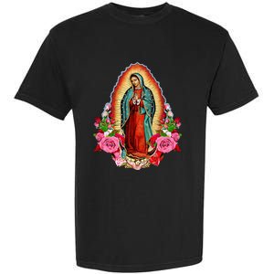 Our Lady Of Guadalupe Saint Virgin Mary Garment-Dyed Heavyweight T-Shirt