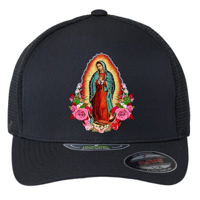 Our Lady Of Guadalupe Saint Virgin Mary Flexfit Unipanel Trucker Cap