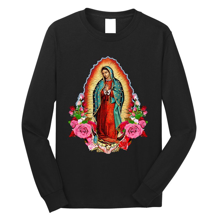 Our Lady Of Guadalupe Saint Virgin Mary Long Sleeve Shirt