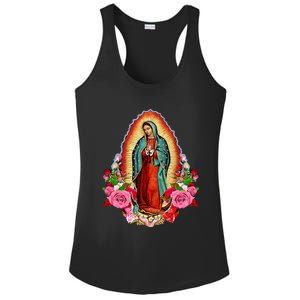 Our Lady Of Guadalupe Saint Virgin Mary Ladies PosiCharge Competitor Racerback Tank