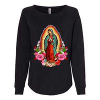 Our Lady Of Guadalupe Saint Virgin Mary Womens California Wash Sweatshirt