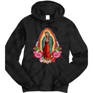 Our Lady Of Guadalupe Saint Virgin Mary Tie Dye Hoodie