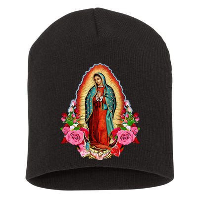 Our Lady Of Guadalupe Saint Virgin Mary Short Acrylic Beanie