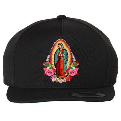 Our Lady Of Guadalupe Saint Virgin Mary Wool Snapback Cap