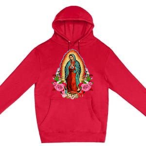 Our Lady Of Guadalupe Saint Virgin Mary Premium Pullover Hoodie