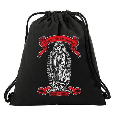 Our Lady of Guadalupe Catholic Virgin Mary Mexican Mom Drawstring Bag