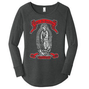 Our Lady of Guadalupe Catholic Virgin Mary Mexican Mom Women's Perfect Tri Tunic Long Sleeve Shirt