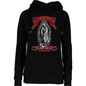 Our Lady of Guadalupe Catholic Virgin Mary Mexican Mom Womens Funnel Neck Pullover Hood