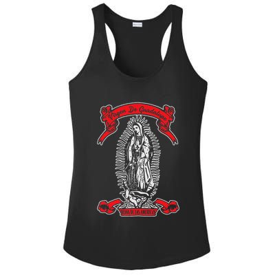 Our Lady of Guadalupe Catholic Virgin Mary Mexican Mom Ladies PosiCharge Competitor Racerback Tank