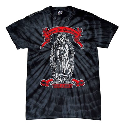 Our Lady of Guadalupe Catholic Virgin Mary Mexican Mom Tie-Dye T-Shirt