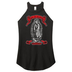 Our Lady of Guadalupe Catholic Virgin Mary Mexican Mom Women's Perfect Tri Rocker Tank