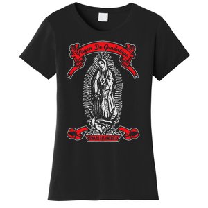 Our Lady of Guadalupe Catholic Virgin Mary Mexican Mom Women's T-Shirt