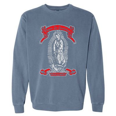 Our Lady of Guadalupe Catholic Virgin Mary Mexican Mom Garment-Dyed Sweatshirt