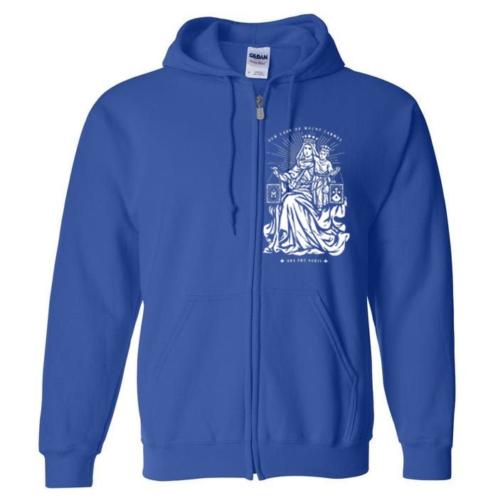 Our Lady Of Mount Carmel Full Zip Hoodie