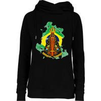 Our Lady of Aparecida Patron Saint of Brazil Womens Funnel Neck Pullover Hood